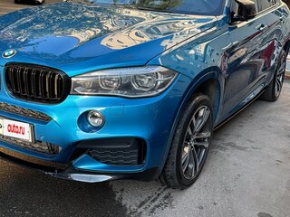 2018 BMW X6 30d II (F16), голубой, 4200000 рублей, вид 1