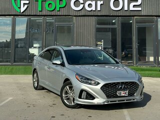 2019 Hyundai Sonata VII (LF) Рестайлинг, серебристый, 2000000 рублей, вид 3
