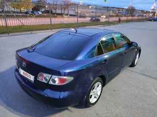 2006 Mazda 6 I (GG) Рестайлинг, синий, 330000 рублей, вид 5