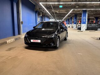 2020 Hyundai Solaris II Рестайлинг, чёрный, 1125000 рублей, вид 3