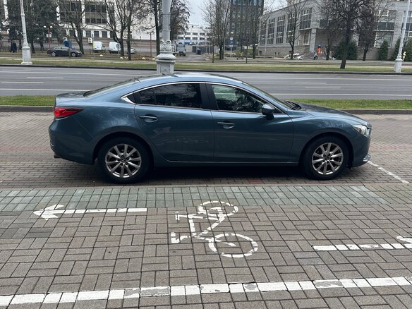 2013 Mazda 6 III (GJ), голубой, 1190000 рублей - вид 4