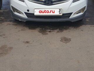 2015 Hyundai Solaris I Рестайлинг, белый, 500000 рублей, вид 1