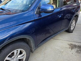 2014 Mitsubishi Outlander III Рестайлинг, синий, 1680000 рублей, вид 2