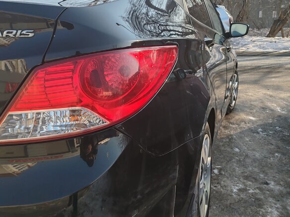 2011 Hyundai Solaris I, чёрный, 815000 рублей - вид 7