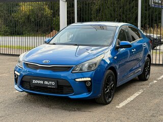 2019 Kia Rio IV, синий, 1379000 рублей, вид 3