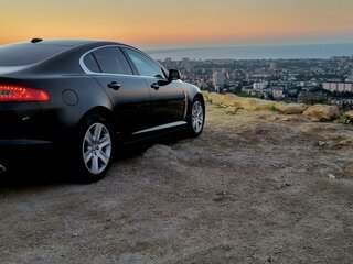 2008 Jaguar XF I, чёрный, 1150000 рублей, вид 4