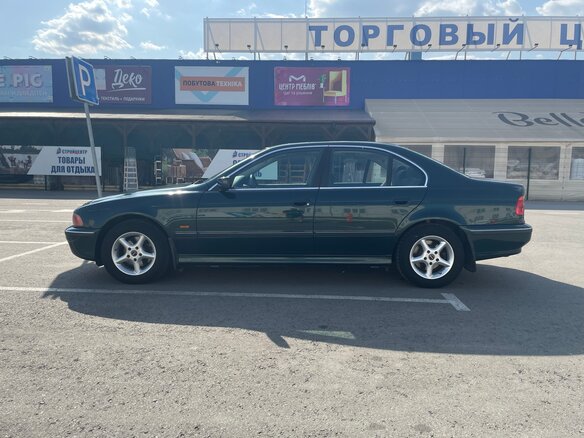 1998 BMW 5 серии 520i IV (E39), зелёный, 950000 рублей - вид 6