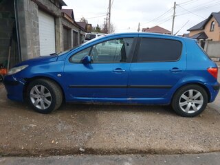 2006 Peugeot 307 I Рестайлинг, синий, 250000 рублей, вид 4