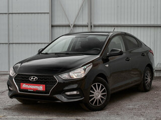 2017 Hyundai Solaris II, чёрный, 980000 рублей, вид 1