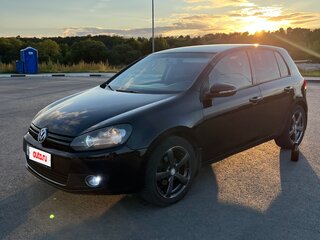 2009 Volkswagen Golf VI, чёрный, 630000 рублей, вид 3