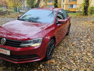 2016 Volkswagen Jetta VI Рестайлинг, красный, 1089126 рублей, вид 3