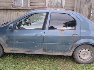 2011 Renault Logan I Рестайлинг, синий, 180000 рублей, вид 4
