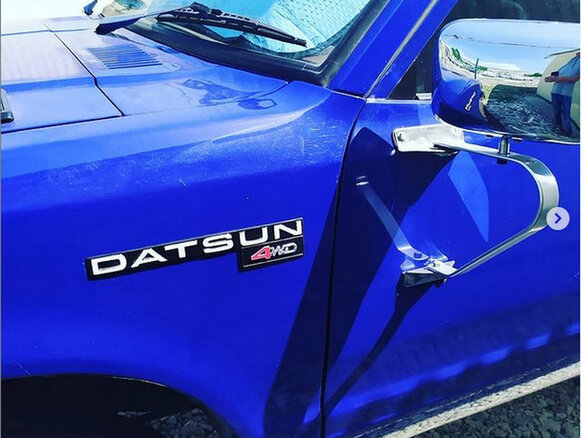 1982 Datsun 720, синий - вид 6