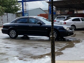 2005 Hyundai Sonata ТагАЗ IV (EF) Рестайлинг, чёрный, 800000 рублей, вид 2