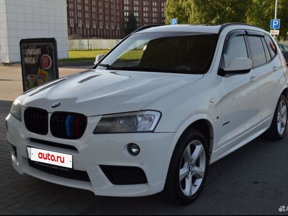 2011 BMW X3 28i xDrive II (F25), белый, 1699000 рублей