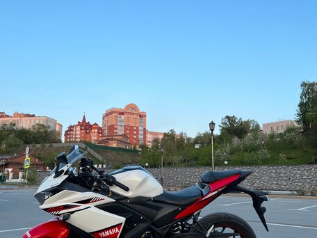 2016 Yamaha YZF-R3, белый, 430000 рублей, вид 5