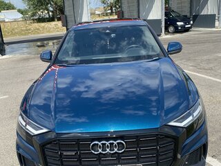 2019 Audi Q8 55 TFSI I (4M), зелёный, 6000000 рублей, вид 1