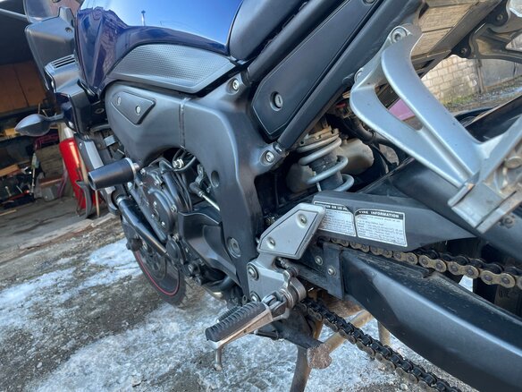 2007 Yamaha FZ1, синий, 550000 рублей - вид 22
