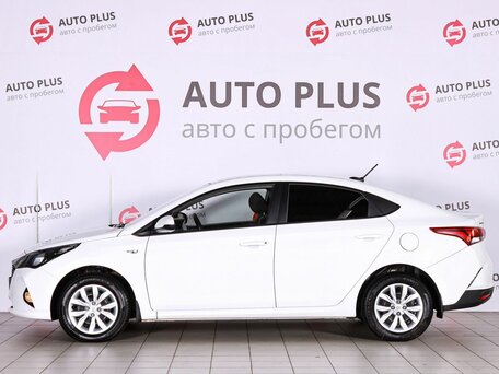 2021 Hyundai Solaris II Рестайлинг, белый, 1565000 рублей, вид 5