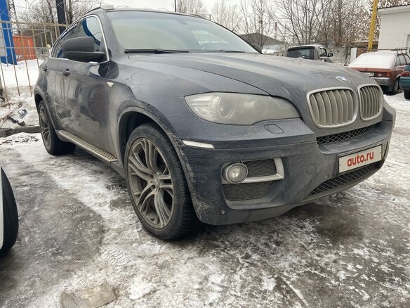 2009 BMW X6 35i 6-speed I (E71), синий, 1600000 рублей - вид 2
