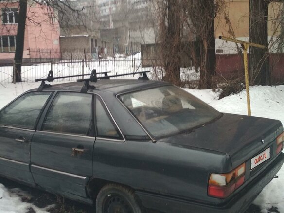1986 Audi 100 III (C3), синий, 65000 рублей - вид 1