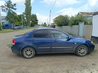 2007 Kia Cerato I Рестайлинг, синий, 320000 рублей, вид 2