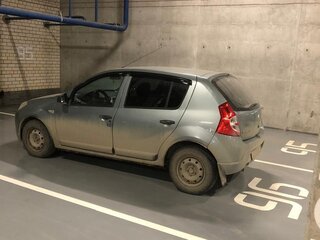2010 Renault Sandero I, синий, 430000 рублей, вид 4