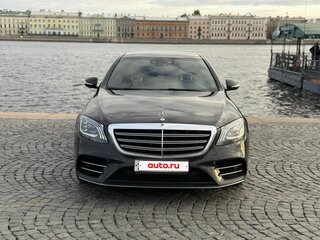 2018 Mercedes-Benz S-Класс 350 d Long VI (W222, C217) Рестайлинг, чёрный, 4950000 рублей, вид 2
