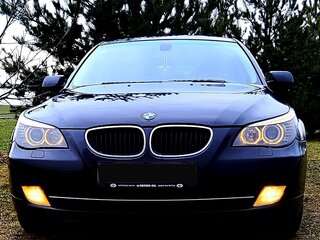 2007 BMW 5 серии 520d V (E60/E61) Рестайлинг, чёрный, 1050000 рублей, вид 2