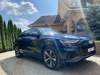 2019 Audi Q8 55 TFSI I (4M), зелёный, 6000000 рублей, вид 5