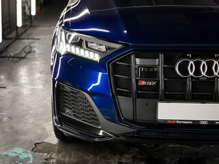 2020 Audi SQ7 I (4M) Рестайлинг, синий, 8800000 рублей, вид 5