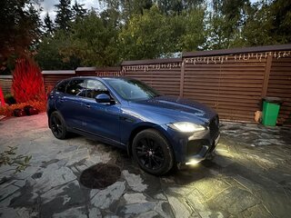 2021 Jaguar F-Pace I Рестайлинг, синий, 8200000 рублей, вид 2