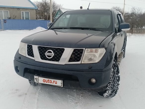 2007 Nissan Navara (Frontier) III (D40), синий, 999000 рублей