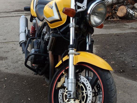 2001 Honda CB 400 Super Four, жёлтый, 320000 рублей - вид 5