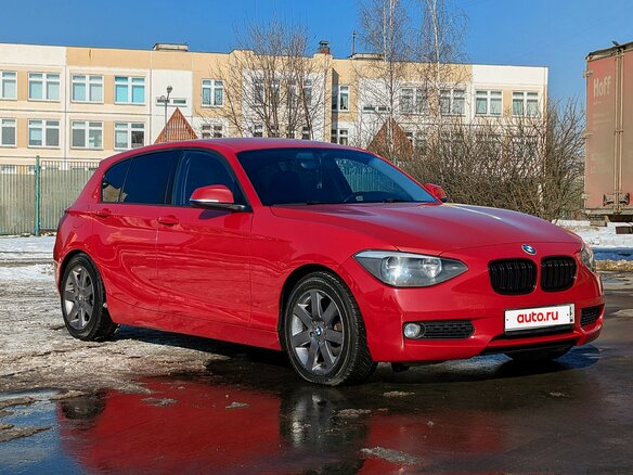 2012 BMW 1 серии 116i II (F20/F21), красный, 1100000 рублей - вид 6
