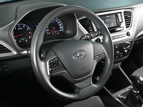 2019 Hyundai Solaris II, синий - вид 11