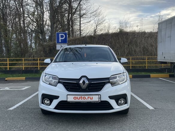 2019 Renault Logan II Рестайлинг, белый, 770000 рублей
