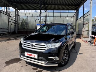 2011 Toyota Highlander II (XU40) Рестайлинг, чёрный, 1400000 рублей, вид 2