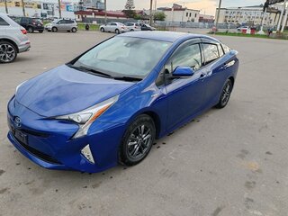 2018 Toyota Prius IV (XW50), синий, 1840000 рублей, вид 1