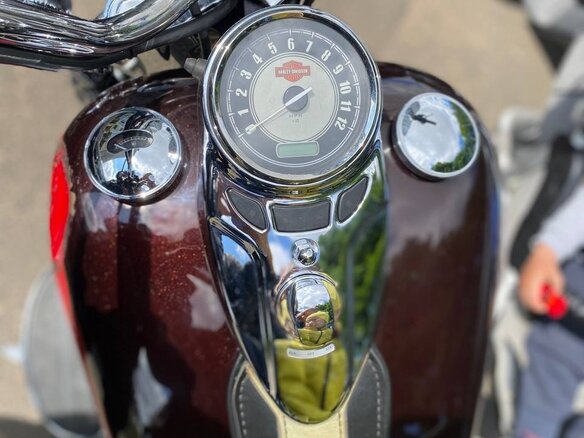 2010 Harley-Davidson Heritage, красный, 722032 рублей - вид 8