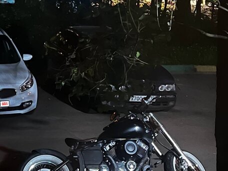 1998 Yamaha XVS400 Drag Star, чёрный, 300000 рублей, вид 1