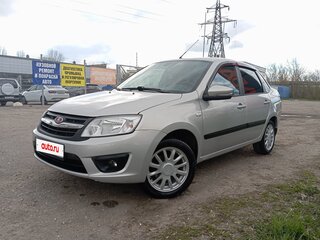 2017 Lada (ВАЗ) Granta I, серебристый, 660000 рублей, вид 3