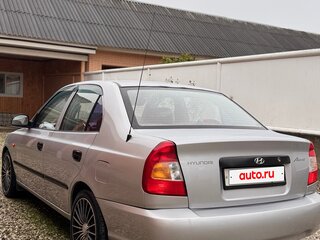 2004 Hyundai Accent ТагАЗ II, серебристый, 450000 рублей, вид 4
