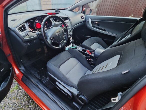 2014 Kia Ceed II, оранжевый, 1200000 рублей - вид 6