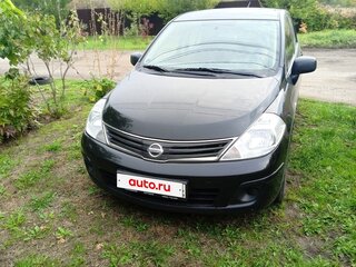 2012 Nissan Tiida I Рестайлинг, чёрный, 999000 рублей, вид 1