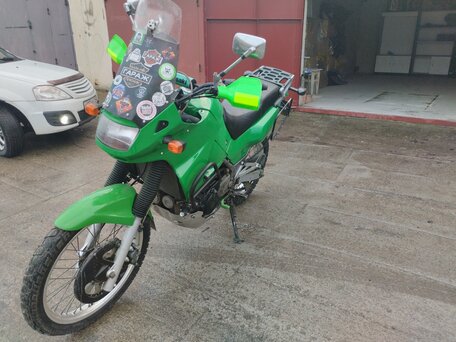 1994 Kawasaki KLE 400, зелёный, 285000 рублей, вид 4