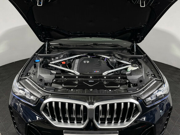 2025 BMW X6 40i III (G06) Рестайлинг, синий - вид 6