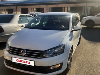 2019 Volkswagen Polo V Рестайлинг, белый, 1300000 рублей, вид 1