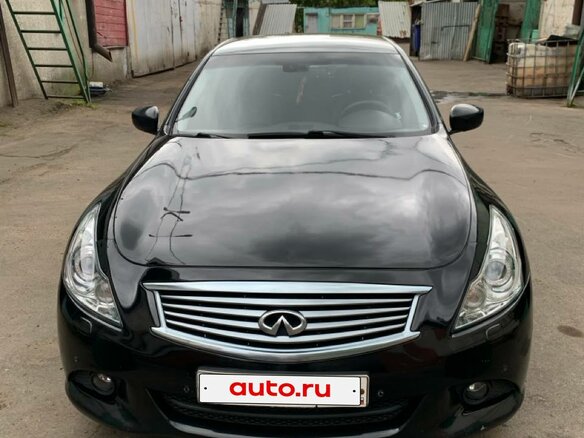 2010 Infiniti G25 IV, чёрный, 1300000 рублей - вид 1