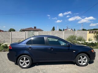 2008 Mitsubishi Lancer X, синий, 900000 рублей, вид 3